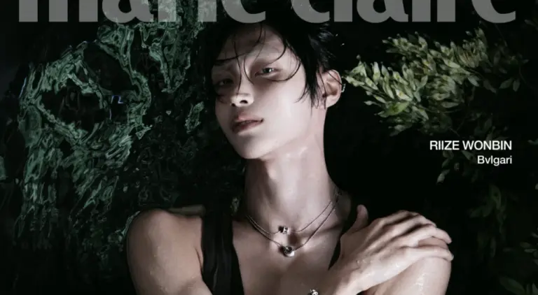 RIIZE's Wonbin fronts Marie Claire Korea Summer 2026 cover with Bulgari
