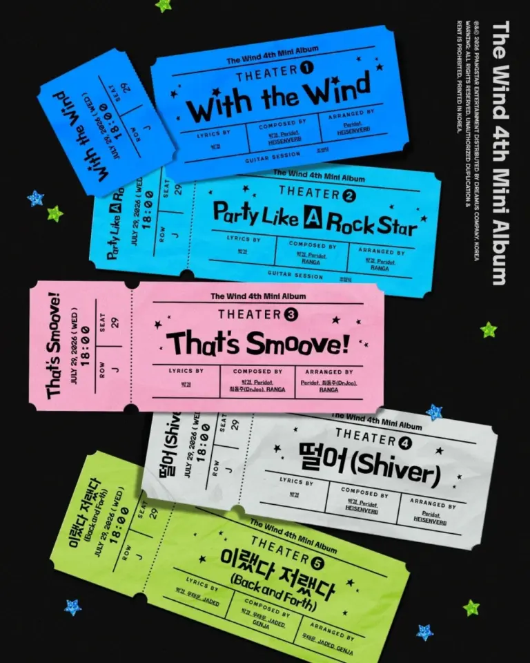 The Wind reveal Park Kyung-produced tracklist for 'Second Wind : S#00'