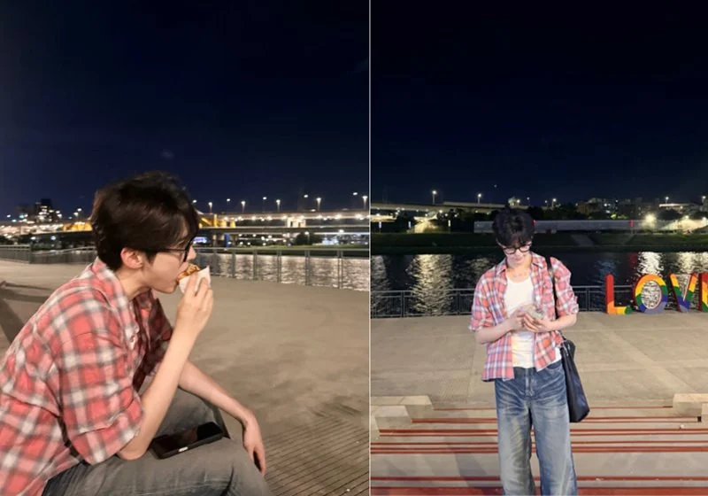 ZEROBASEONE's Sung Han Bin posts candid photos saying 'Wo yao shuo, Wo ai ni'