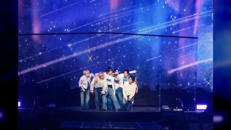 BOYNEXTDOOR performing at Sajik Indoor Gymnasium in Busan