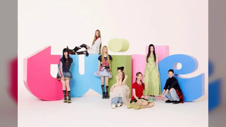 TUIDE members posing together in promotional photos for TUNE & PLAY
