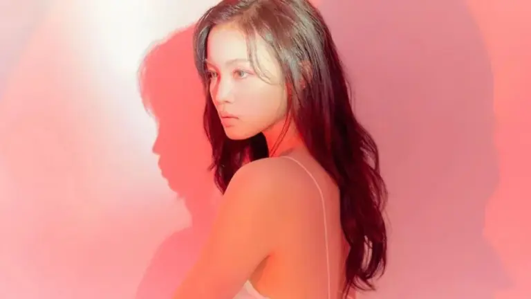 Lee Hi performing solo on stage during past concert tour
