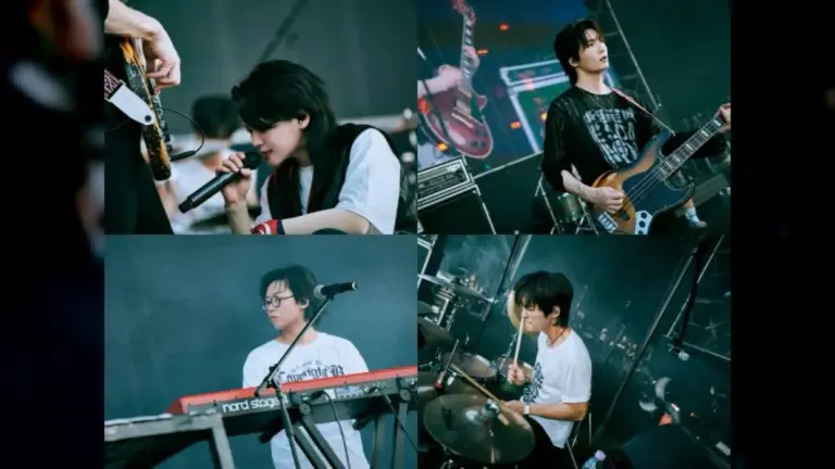 Touched performing onstage at Incheon Pentaport in summer heat