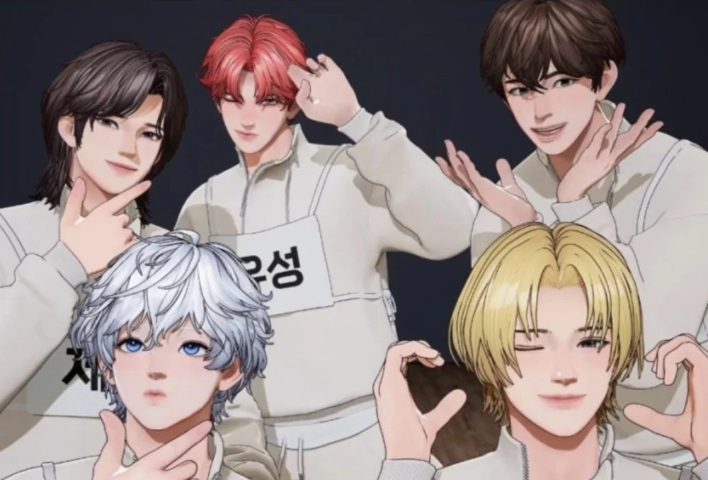 MY:RAKL members posing together promoting new single